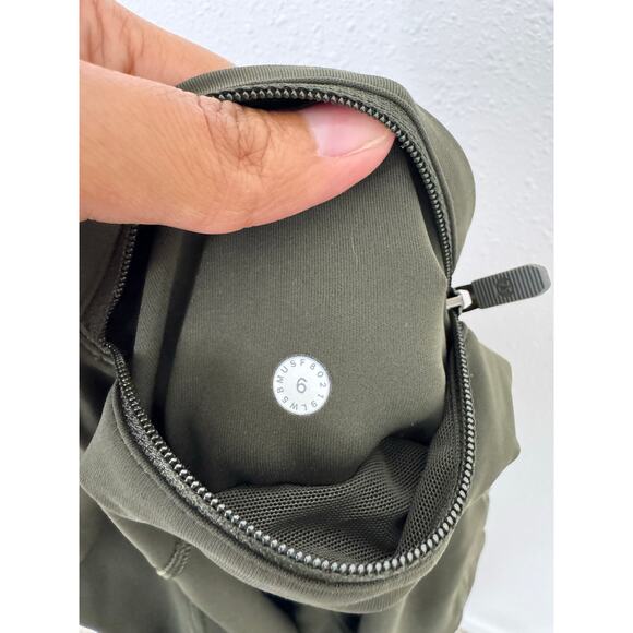 Lululemon Speed Up Mid-Rise Tight Leggings Dark Olive Size 6 - Picture 5 of 10